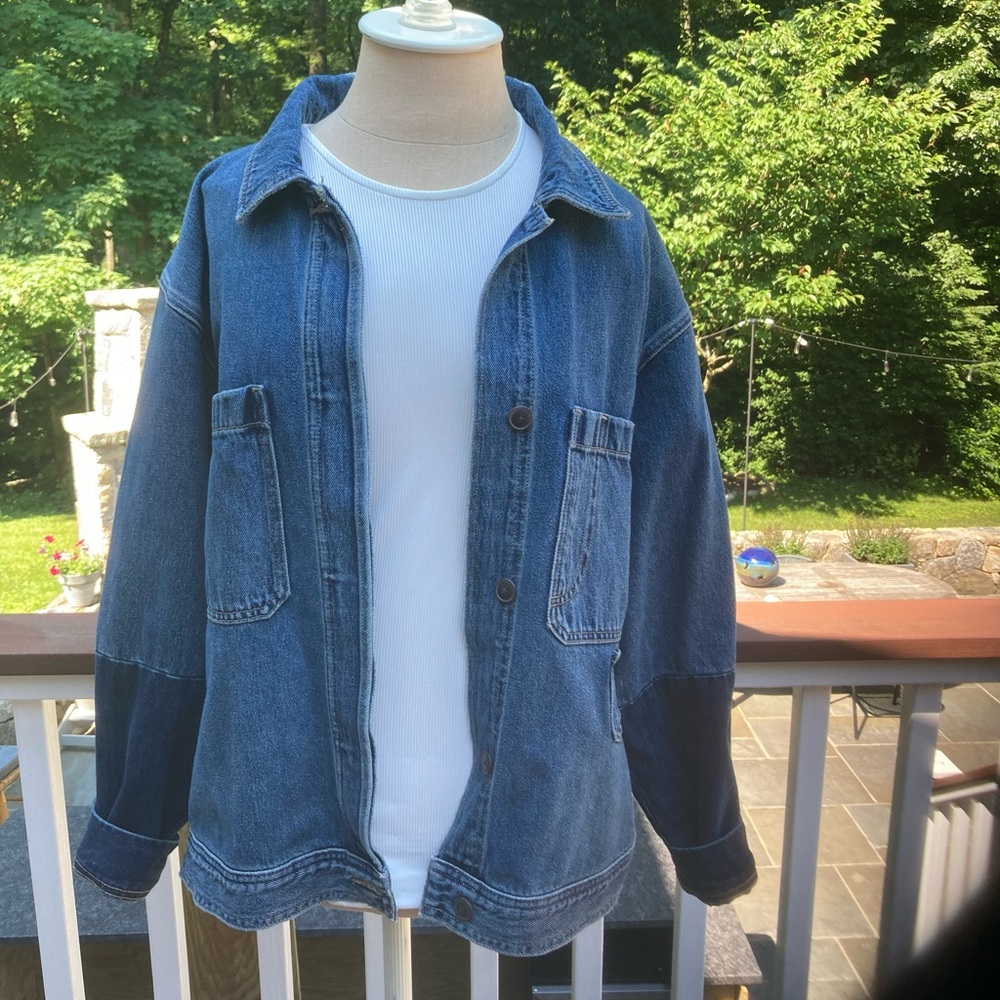 VINCE DENIM JACKET MEDIUM